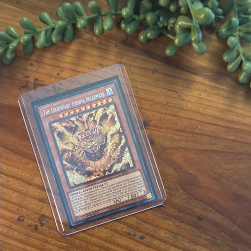 The Legendary Exodia Incarnate Trading Card Yu Gi Oh